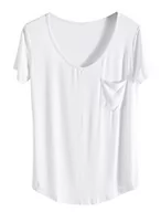 Koszulki i topy damskie - Sykooria Damskie koszulki sportowe koszulki z krótkim rękawem joga siłownia bieganie top damski szybkoschnący t-shirt z krzyżem/otwartymi plecami odzież sportowa, A6# biała (zwykła koszulka), M - miniaturka - grafika 1