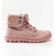 Trampki damskie - Palladium Pallabrouse Baggy 673 Rose Tan różowe - miniaturka - grafika 1