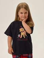 Piżamy damskie - Piżama Jolina - granatowy 140 - miniaturka - grafika 1