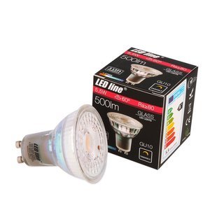 LED Line 5x GU10 5,5W żarówka LED 500 lumenów reflektor wpuszczany żarówka energooszczędna 2700K ciepła biel