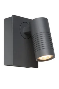 Lucide BRAN Antracyt LED 7W 2700K IP54 Kinkiet zewnętrzny regulowany 27817/07/29 27817/07/29 - Lampy ogrodowe - miniaturka - grafika 1