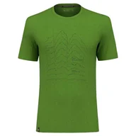Koszulki męskie - SALEWA Pure Skyline Dry M T-shirt męski - miniaturka - grafika 1
