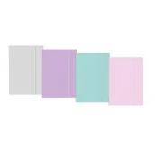 Teczki i skoroszyty - Teczka z gumką A5+ Pastel 10szt) - miniaturka - grafika 1