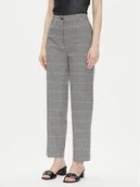 Spodnie damskie - Pepe Jeans Spodnie materiałowe PL211799 Szary Straight Fit - miniaturka - grafika 1