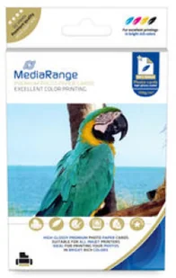 MediaRange MRINK115 papier fotograficzny Biały Połysk MRINK115 - Papier do drukarek - miniaturka - grafika 1