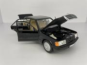 Samochody i pojazdy dla dzieci - Norev Mercedes Benz 190 E 1984 Black  1:18 183823 - miniaturka - grafika 1