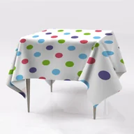 Obrusy i serwetki - Różne kolory obrus 150x150 Kolorowe kropki wzory, Fabricsy - miniaturka - grafika 1