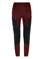 Spodnie sportowe damskie - Spodnie damskie Salewa  Puez Dry Resp W Cargo Tights Syrah 38 - miniaturka - grafika 1