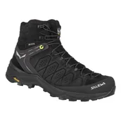 Buty trekkingowe męskie - Buty trekkingowe męskie Salewa ALP TRAINER 2 MID GTX czarne 00-0000061382_0971 - miniaturka - grafika 1