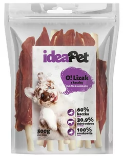 IdeaPet Lizak z kaczką 500g - Przysmaki dla psów - miniaturka - grafika 1