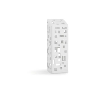 Kähler Kähler URBANIA Świecznik Tealight - Domek Biały - High Building 691103 - Oświetlenie świąteczne - miniaturka - grafika 11