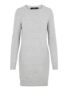 Vero Moda Sukienka "Doffy" w kolorze szarym - Sukienki - miniaturka - grafika 1