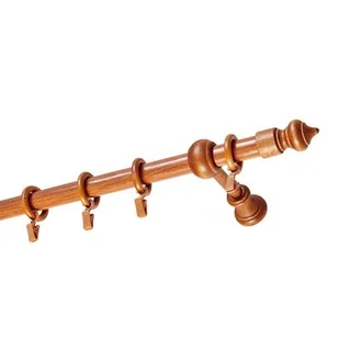 Karnisz pojedynczy 25 mm Agat wiśnia 220 cm - Karnisze - miniaturka - grafika 1