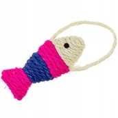 Zabawki dla kotów - Zabawka dla kota RYBKA Z JUTY sizalowa - miniaturka - grafika 1