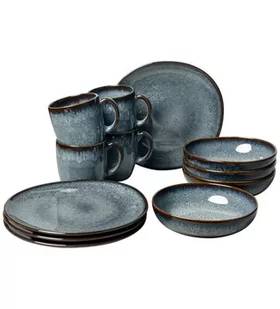 Zestaw Śniadaniowy Dla 4 Osób (12 El.) Lave Gris Villeroy & Boch - Serwisy obiadowe - miniaturka - grafika 1