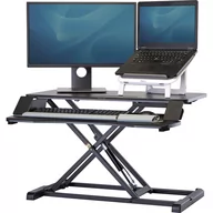 Akcesoria na biurko - Nakładka na biurko do pracy stojącej Sit-Stand Corsivo FELLOWES czarna 8091001 - miniaturka - grafika 1