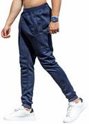 Spodnie sportowe męskie - Spodnie męskie dresowe granatowe Recea - miniaturka - grafika 1