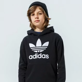 Bluzy dla chłopców - Adidas BLUZA Z KAPTUREM TREFOIL HOODIE DV2870 - grafika 1