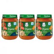 Dania dla dzieci - Gerber Organic Obiadek jarzynki z indykiem w pomidorach dla niemowląt po 6 miesiącu Zestaw 3 x 190 g Bio - miniaturka - grafika 1