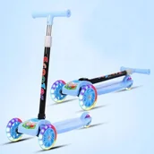 Hulajnogi - Hulajnoga Składana Trójkołowa Balansowa Świecąca - miniaturka - grafika 1