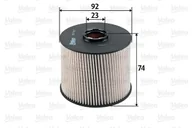 Filtry paliwa - Filtr paliwa Valeo 587927 - miniaturka - grafika 1