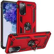 Etui i futerały do telefonów - Etui na telefon komórkowy Armor Shield do Samsung Galaxy S20 FE pokrowiec Ultra Hybrid Case pokrowiec ochronny na telefon komórkowy, czerwony - miniaturka - grafika 1