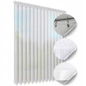 Firany - Firana gotowa Firany 220x500 firanki lamówka długa balkon salon duży wybór - miniaturka - grafika 1