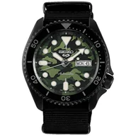 Zegarki męskie - Seiko Analogowy SRPJ37K1, czarny - miniaturka - grafika 1