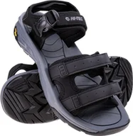 Sandały męskie - Hi-Tec SANDAŁY I KLAPKI MENFI BLACK 44 - miniaturka - grafika 1
