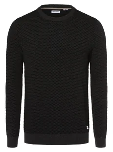 Jack & Jones Sweter męski Mężczyźni Bawełna szary wzorzysty, M - Swetry męskie - miniaturka - grafika 1