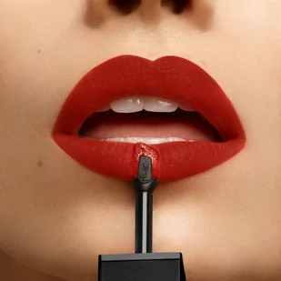 Yves Saint Laurent Tatouage Couture Velvet Cream silnie pigmentowana kremowa szminka z matowym wykończeniem odcień 211 Chili Incitement 6 ml - Szminki - miniaturka - grafika 2