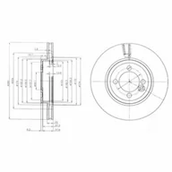 Tarcze hamulcowe - Tarcza hamulcowa DELPHI BG4146C - miniaturka - grafika 1