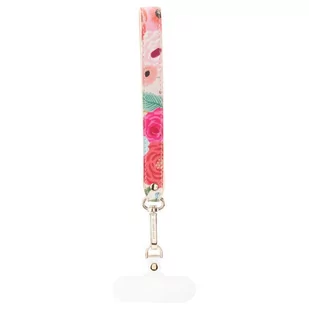 Rifle Paper Phone Wristlet - Uniwersalna smyczka do telefonu (Garden Party Blush) - Uchwyty samochodowe do telefonów - miniaturka - grafika 1