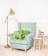 Maskotki i pluszaki - DUŻY WIELKI DINOZAUR ALEX PLUSZOWY PRZYTULANKA MIŚ MASKOTKA 100CM ZIELONY - miniaturka - grafika 1