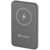 Powerbanki - Verbatim Powerbank indukcyjny `n` Go 15W10000mAh Wireless Magnetic szary/grey 32249 - miniaturka - grafika 1