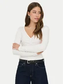 Bluzki damskie - ONLY Bluzka Betty 15365756 Biały Standard Fit - miniaturka - grafika 1