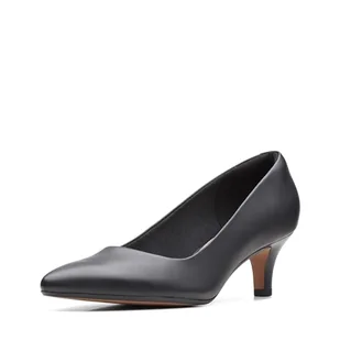 Clarks Linvale Jerica czółenka damskie, czarny - czarna skóra - 41 EU Weit - Czółenka - miniaturka - grafika 1