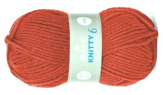 włóczka DMC KNITTY 6 kol. 779 / ceglasty