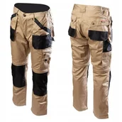 Odzież robocza - Spodnie robocze odpinane nogawki Brixton PRACTICAL-BEŻOWY r. 54 - miniaturka - grafika 1