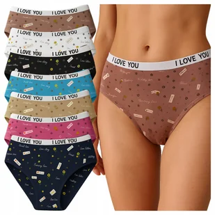 7-PAK Majtki Damskie Bawełniane FiGi sportowe Kobiece Seksowne - Majtki damskie - miniaturka - grafika 1