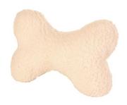 Zabawki dla psów - Trixie Zabawka futrzana kość piszcząca 20 cm białe - miniaturka - grafika 1