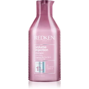 Redken Volume Injection szampon do włosów bezsilnych i zwiększających objętość, odżywczy szampon zwiększający objętość, pielęgnacja włosów dla siły i połysku, 300 ml E3461300 - Szampony do włosów - miniaturka - grafika 1
