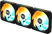Wentylatory komputerowe - GIGABYTE ventilátor EZ CHAIN FAN 3-PACK, 3x120mm, černá GP-GBT EZFAN1203 - miniaturka - grafika 1
