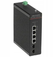Switche - Switch Hikvision ZARZĄDZALNY SWITCH PRZEMYSŁOWY POE DS-3T1506HP-SI-4P2F/NO POWER UNIT 4-PORTOWY SFP - miniaturka - grafika 1