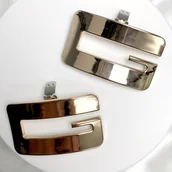 Inne - TEMU [Ulubiony przez Klientów] 2 szt. Eleganckie Metalowe Klipsy do Butów - Wszechstronne Odpinane Akcesoria do Obuwia Damskiego, Idealne na Wysokie - miniaturka - grafika 1