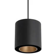 Lampy sufitowe - Lampa zwieszana tuba POINT 11511 nad stół czarny - miniaturka - grafika 1