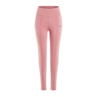 Legginsy - Damskie Legginsy GUESS ALLIE SCUBA LEGGING PANT V3RB17K7UW2-BLPN – Różowy - miniaturka - grafika 1