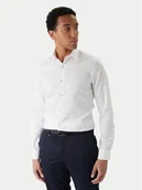 Koszule męskie - Calvin Klein Koszula LV019EU053 Biały Slim Fit - miniaturka - grafika 1