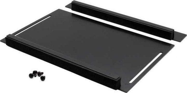 Digitus Przesuwny panel z gumowymi krawędziami do wprowadzania kabli w szafach Hyper Pro czarny