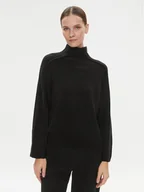 Swetry damskie - Calvin Klein Golf K20K205985 Czarny Relaxed Fit - miniaturka - grafika 1